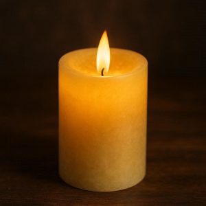 Flickering LED Pillar Candle Lamp Realistic