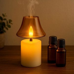 12 Scented Flameless Candle Lamp with Essential Oils