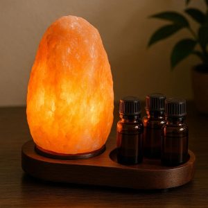 23 Himalayan Salt Lamp with Essential Oil Tray