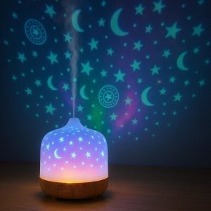 Essential Oil Diffuser with Night Light Projector